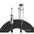 3Pin Female Socket to Mono Plug Lead Cable